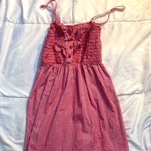 plaid red dress. Audrey 3 + 1 brand. In excellent condition. Size small.